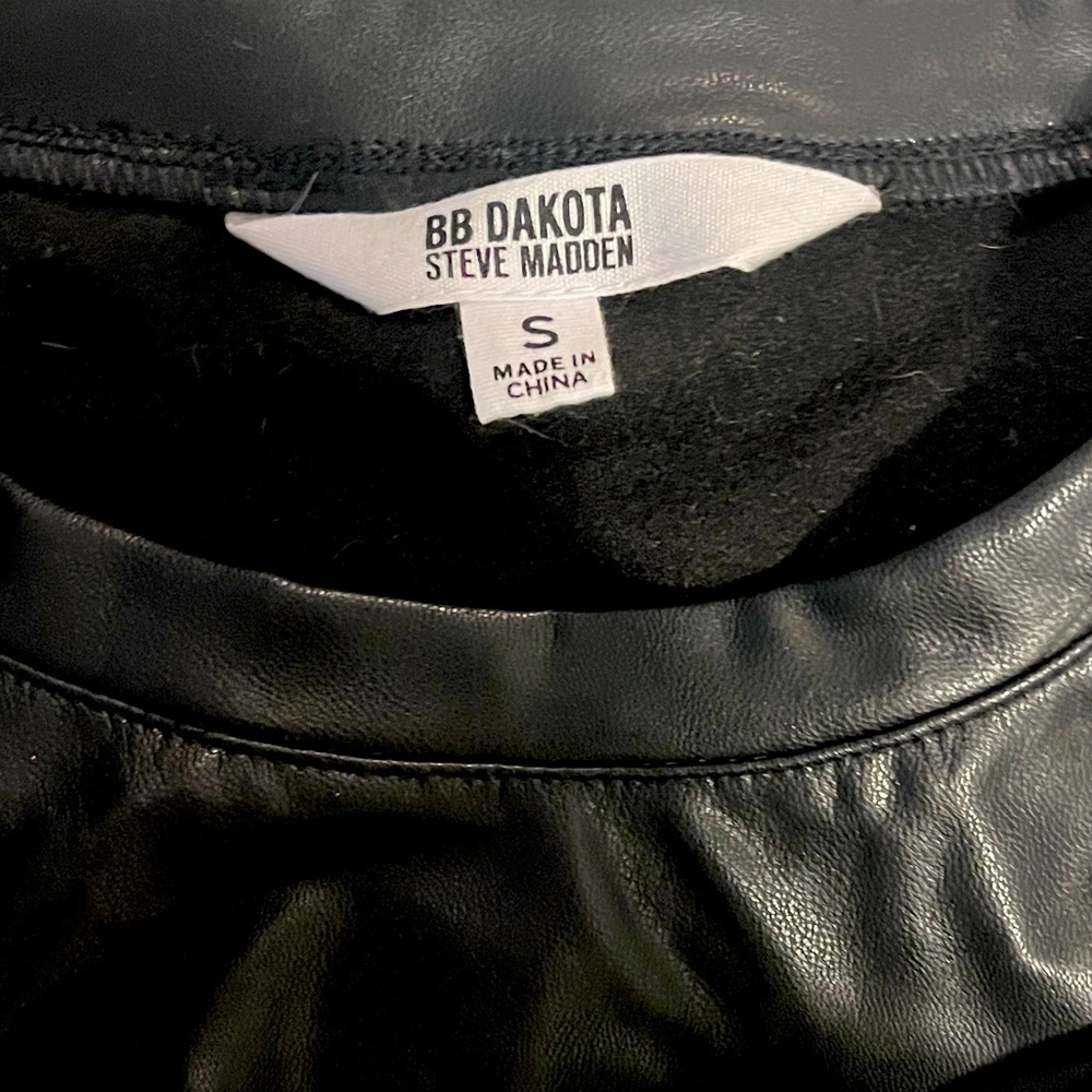 Bbdakota fake leather dress size S